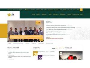Syiah Kuala University's Website Screenshot