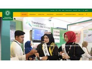 Universitas Sumatera Utara's Website Screenshot