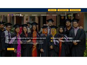 ঢাকা বিশ্ববিদ্যালয়'s Website Screenshot