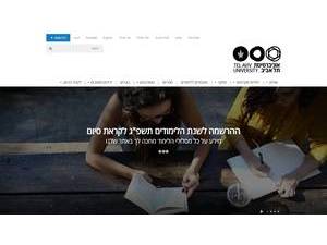 אוניברסיטת תל־אביב's Website Screenshot