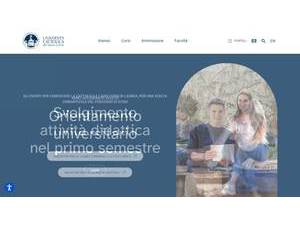 Catholic University of the Sacred Heart's Website Screenshot