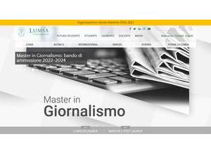 Libera Università Maria SS. Assunta's Website Screenshot