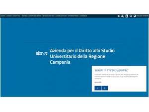 Università degli Studi di Napoli Parthenope's Website Screenshot