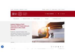 University of Padua's Website Screenshot
