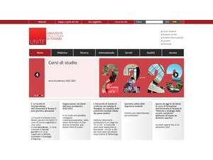 Università degli Studi di Teramo's Website Screenshot