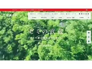 Musashi Daigaku's Website Screenshot