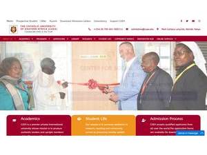 The Catholic University of Eastern Africa's Website Screenshot