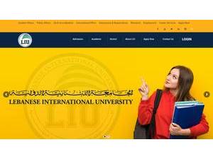 Lebanese International University's Website Screenshot