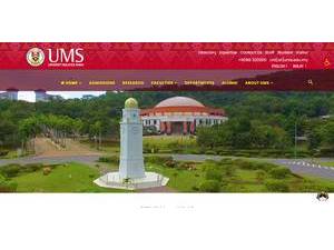 University of Malaysia Sabah's Website Screenshot