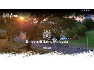 University of Science, Malaysia's Website Screenshot