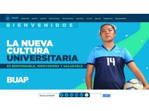 Autonomous University of Puebla's Website Screenshot