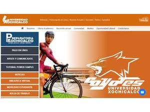 Centre of University Studies of Xochicalco's Website Screenshot