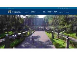 Chapingo Autonomous University's Website Screenshot