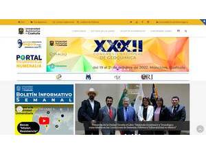 Autonomous University of Coahuila's Website Screenshot