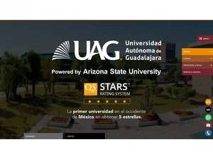 Autonomous University of Guadalajara's Website Screenshot