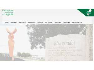 Universidad Autónoma de la Laguna's Website Screenshot