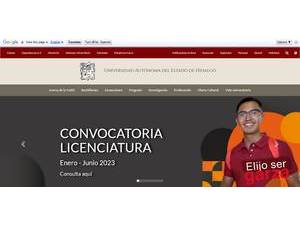 Universidad Autónoma del Estado de Hidalgo's Website Screenshot