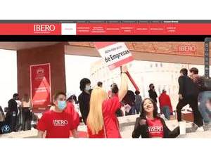 Ibero-American University, Mexico City's Website Screenshot