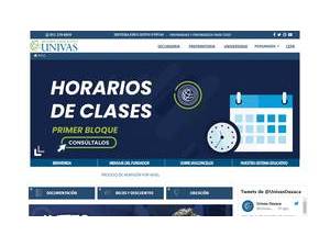 Jose Vasconcelos University's Website Screenshot