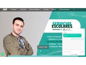 Latinoamericana University's Website Screenshot
