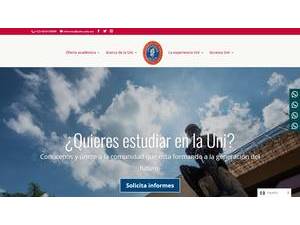 Celaya University's Website Screenshot