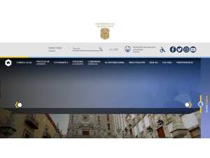 University of Guanajuato's Website Screenshot