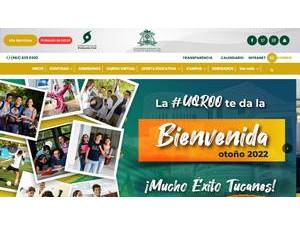 University of Quintana Roo's Website Screenshot
