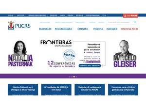 Pontifical Catholic University of Rio Grande do Sul's Website Screenshot