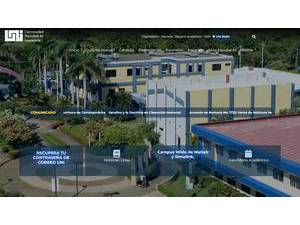 National University of Engineering, Nicaragua's Website Screenshot