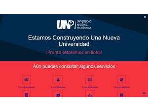 Universidad Politecnica de Nicaragua's Website Screenshot