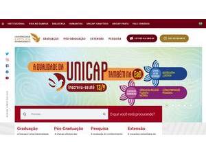 Catholic University of Pernambuco's Website Screenshot
