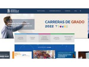 University Institute of Health Sciences, Argentina's Website Screenshot