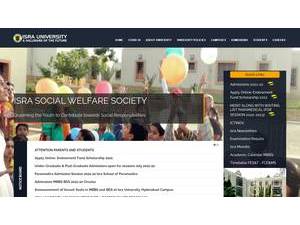 جامعہ اسراء's Website Screenshot