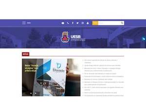 State University of Southwest Bahia's Website Screenshot