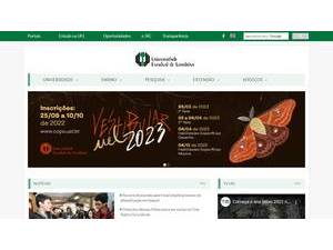 State University of Londrina's Website Screenshot