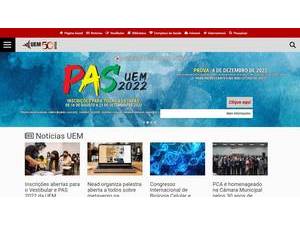 State University of Maringá's Website Screenshot