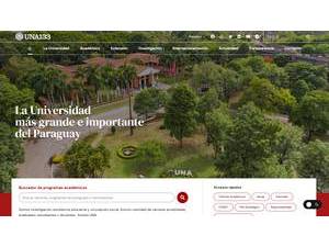 National University of Asunción's Website Screenshot