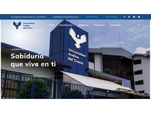 Universidad Andina del Cusco's Website Screenshot