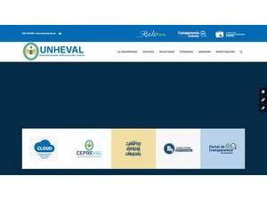 Hermilio Valdizán National University's Website Screenshot