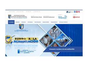 Universidad Nacional Santiago Antúnez de Mayolo's Website Screenshot