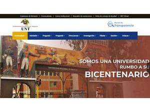 National University of Trujillo's Website Screenshot