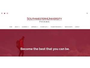 Southwestern University - PHINMA's Website Screenshot