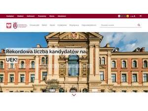 Cracow University of Economics's Website Screenshot