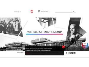 Academy of Fine Arts in Lódz's Website Screenshot
