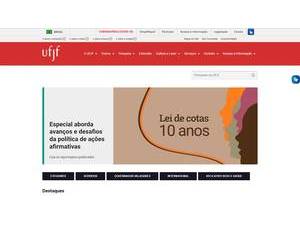 Federal University of Juiz de Fora's Website Screenshot