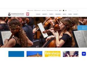 Karol Lipinski Academy of Music in Wroclaw's Website Screenshot