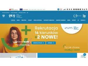 Medical University of Silesia, Katowice's Website Screenshot