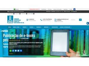 Federal University of Mato Grosso do Sul's Website Screenshot