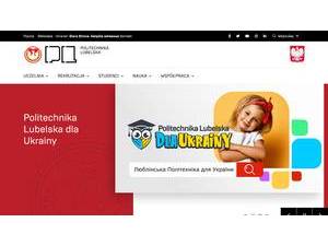 Lublin University of Technology's Website Screenshot