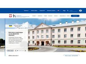 Kazimierz Pulaski University of Technology and Humanities in Radom's Website Screenshot